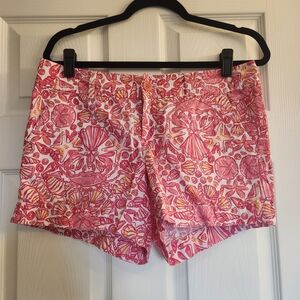 Lilly Pulitzer Pink and Yellow Patterned Shorts